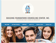 Tablet Screenshot of buildingfoundationscounseling.com